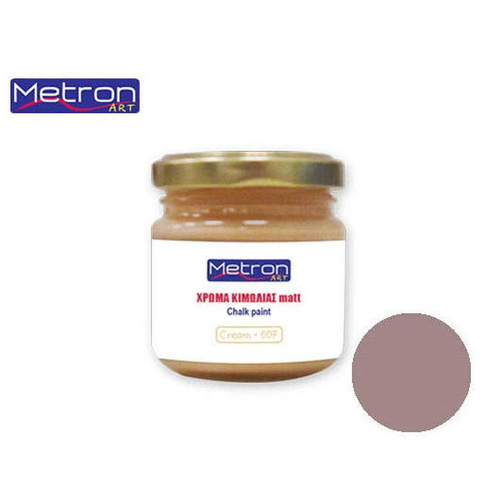 Φωτογραφία προϊόντος: METRON ART ΧΡΩΜΑ ΚΙΜΩΛΙΑΣ ΜΑΤ 110ml CHOCOLATE