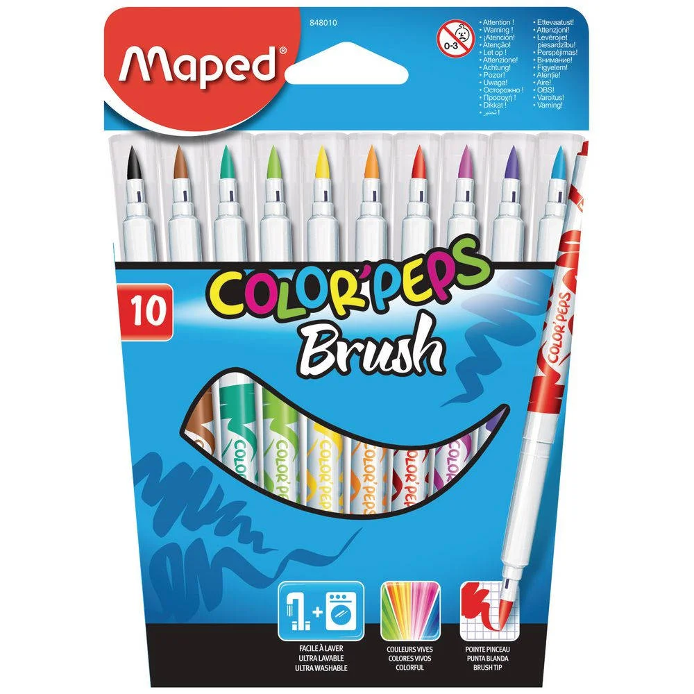 Φωτογραφία προϊόντος: MAPED 848010 ΜΑΡΚΑΔΟΡΟΙ ΠΙΝΕΛΟ BRUSH 2.8MM X 10
