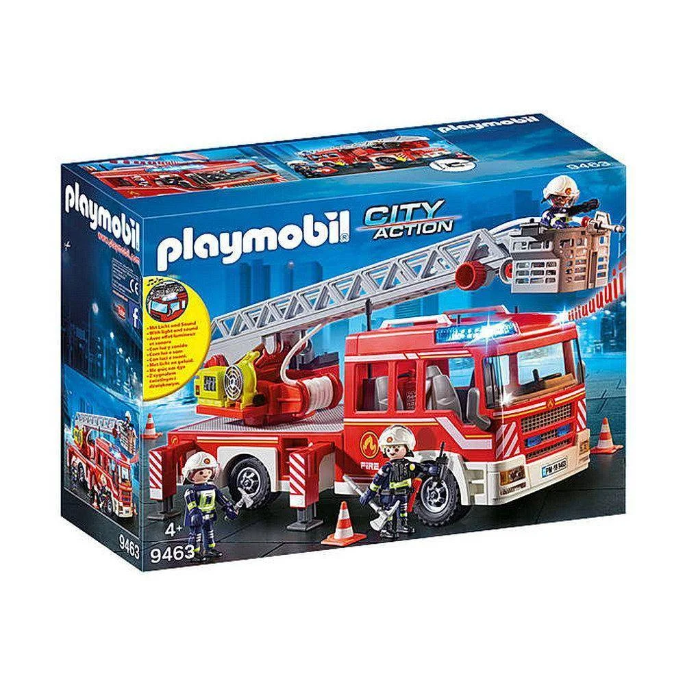 Φωτογραφία προϊόντος: Playmobil 9463-Όχημα Πυροσβεστικής με σκάλα και καλάθι διάσω