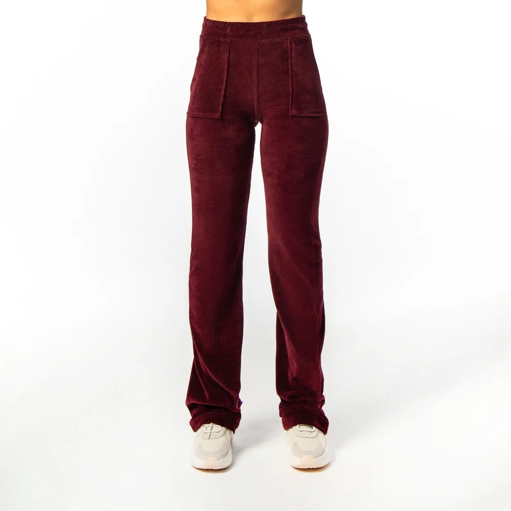 Φωτογραφία προϊόντος: Be:Nation Velour Flare Pant 02102201-5C Μπορντό