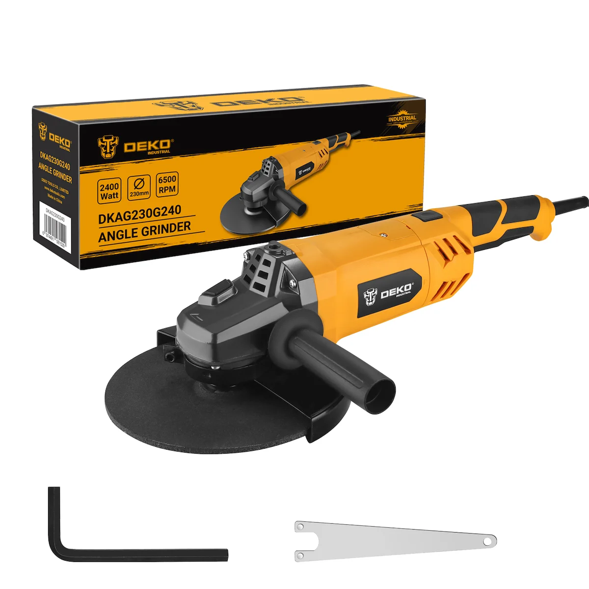 Φωτογραφία προϊόντος: Deko Tools Angle Grinder Τροχός 230mm Ρεύματος 2400W