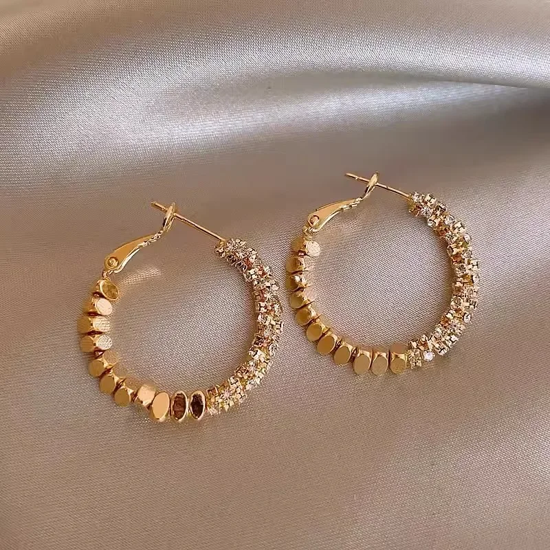 Φωτογραφία προϊόντος: Peach Jewelry Peach Jewerly Γυναικεία Σκουλαρίκια Κρίκοι Από Ανοξείδωτο Ατσάλι 304 Επιχρυσωμένα