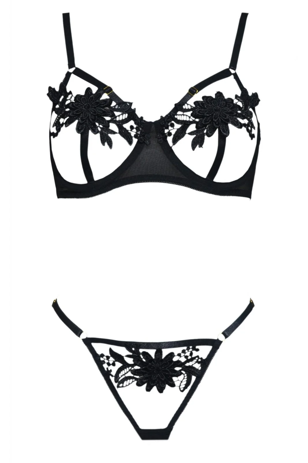 Φωτογραφία προϊόντος: COOL IRINA SET ΣΟΥΤΙΕΝ+STRING ΔΑΝΤΕΛΩΤΑ ΕΣΩΡΟΥΧΑ - ΜΑΥΡΟ