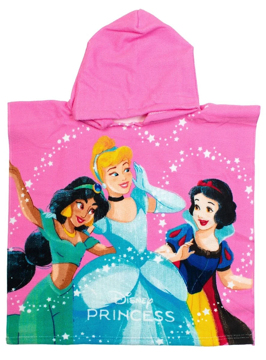 Φωτογραφία προϊόντος: Πόντσο Θαλάσσης Quick Dry Disney Home Princess 192 50X100 Baby Pink 100% Microfiber