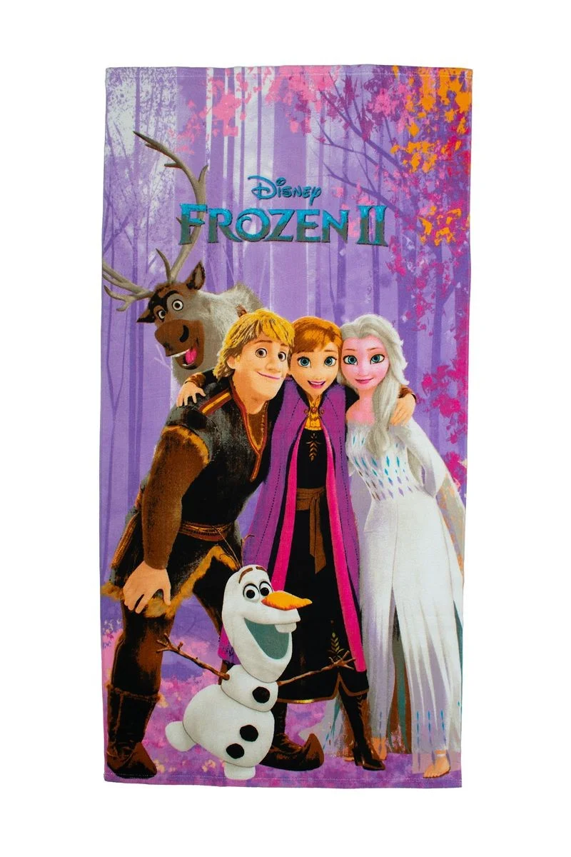 Φωτογραφία προϊόντος: Πετσέτα Θαλάσσης Quick Dry Disney Home Frozen 707 70X140 Purple 100% Microfiber