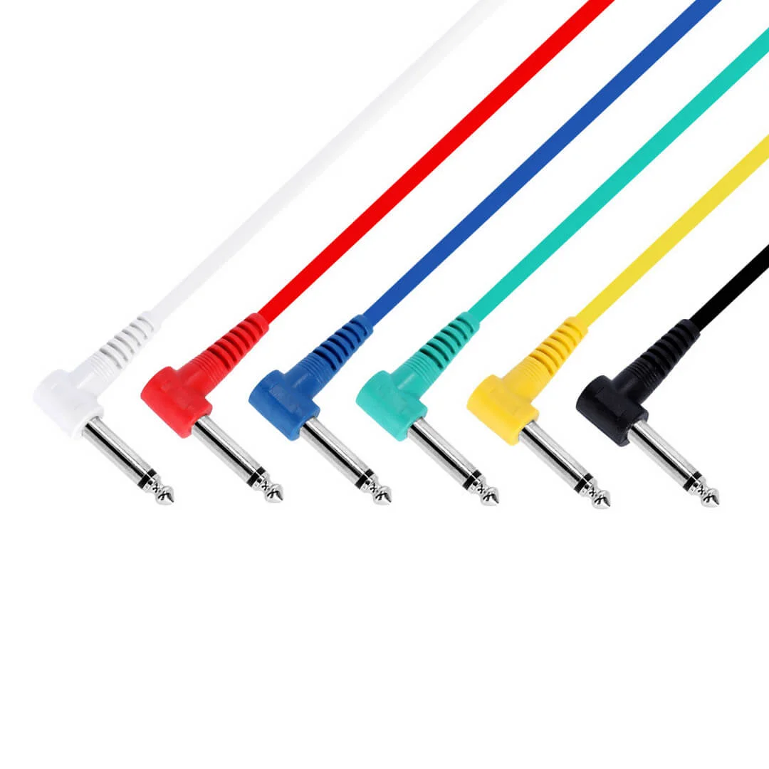 Φωτογραφία προϊόντος: Adam Hall K3IRR0060SET 3Star Series Patchcable Καλώδιο Οργάνων 1/4 Mono Jack - 1/4 Mono Jack 0.60m Σετ Διάφορα Χρώματα (6 τμχ)
