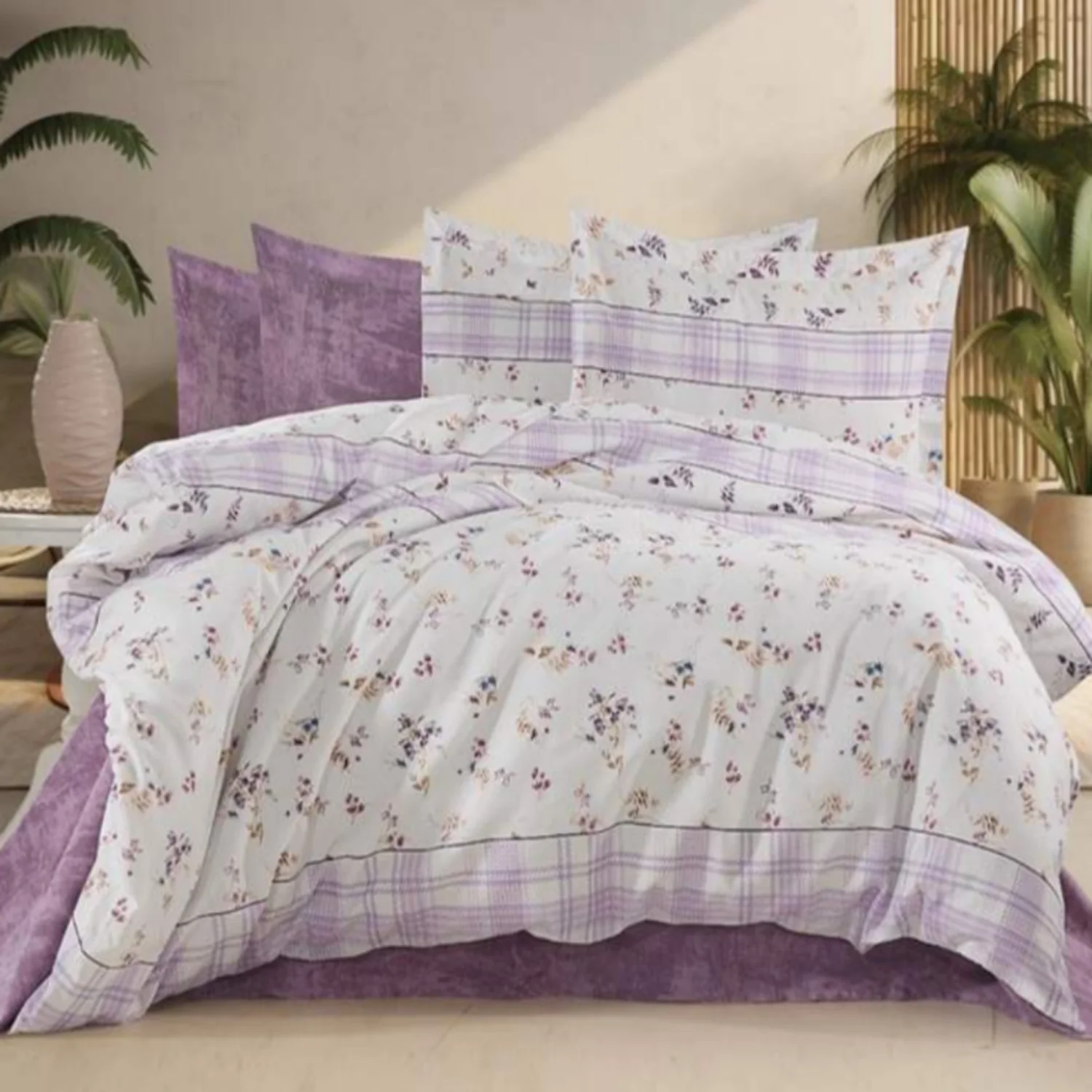 Φωτογραφία προϊόντος: MayHome Σετ Σεντόνια Polycotton Γίγας 2520426503 (Π: 260cm x Μ: 240cm) – Floral