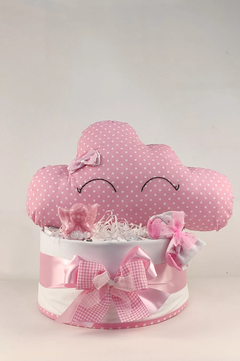 Φωτογραφία προϊόντος: Dama Koupa Έτοιμο Diaper cake για κοριτσάκι