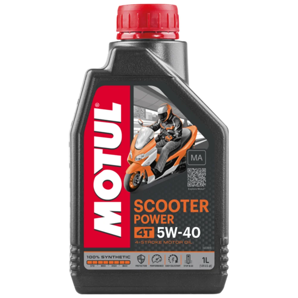 Φωτογραφία προϊόντος: ΛΑΔΙ ΜΟΤΟΣΥΚΛΕΤΑΣ MOTUL SCOOTER POWER 5W40 4Τ MA 1lt