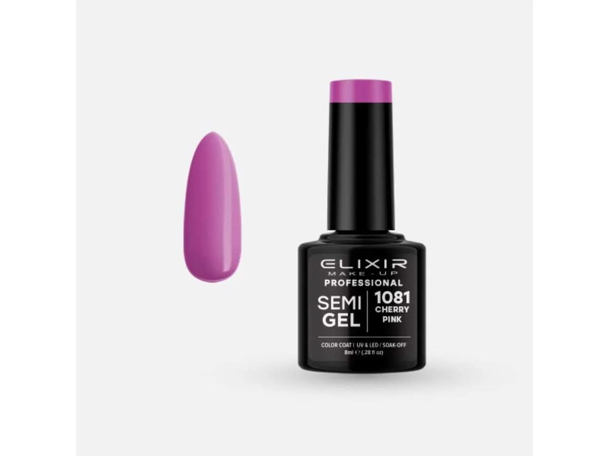 Φωτογραφία προϊόντος: Elixir Semi Gel Ημιμόνιμο Βερνίκι 8ml Elixir-#1081