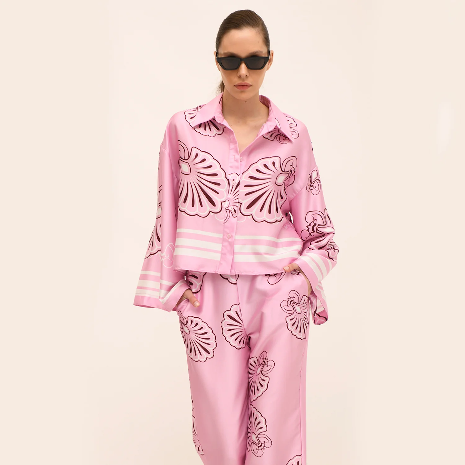 Φωτογραφία προϊόντος: Twenty-29 Satin Shirt 9725 Pink