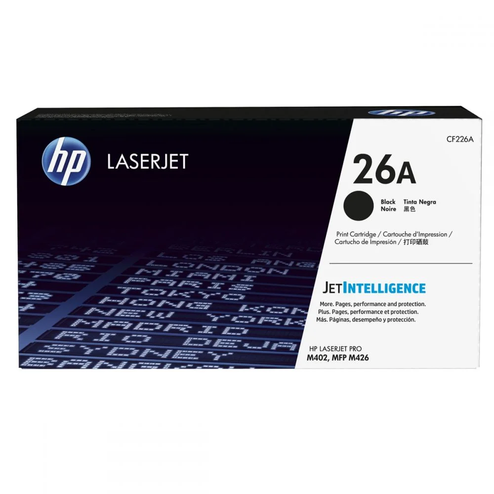 Φωτογραφία προϊόντος: Hewlett Packard Toner HP 26A LJ MFP M426 Black 3,1K - CF226A