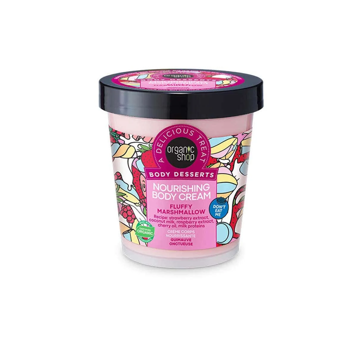 Φωτογραφία προϊόντος: Medipharmacy Natura Siberica Organic Shop Body Desserts Fluffy Marshmallow Ενυδατική Κρέμα Σώματος 450 ml