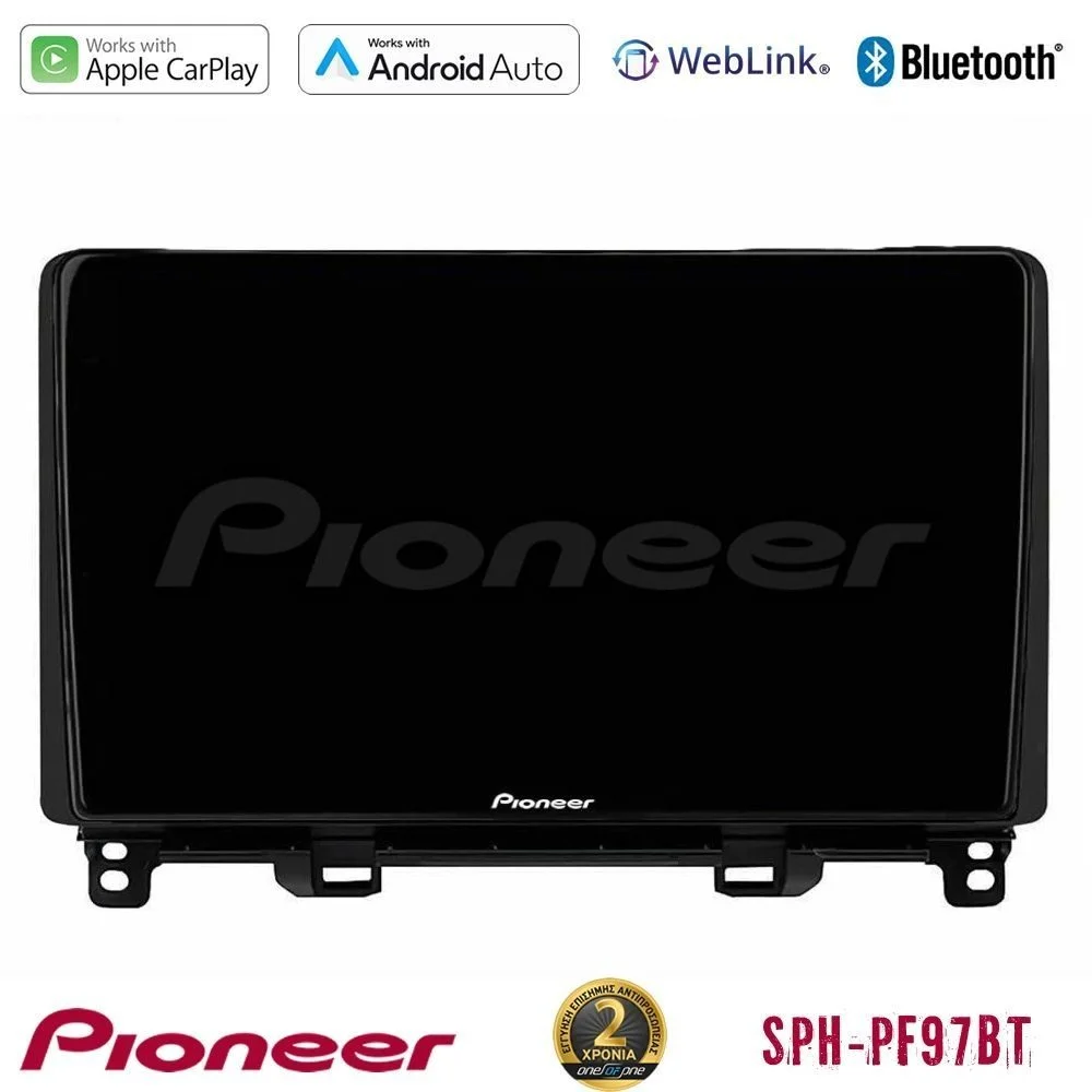 Φωτογραφία προϊόντος: Pioneer SPH-PF97BT Series Honda Jazz RHD 2021-2025 Multimedia Station 10 (Tablet Style) Με Carplay & Android Auto