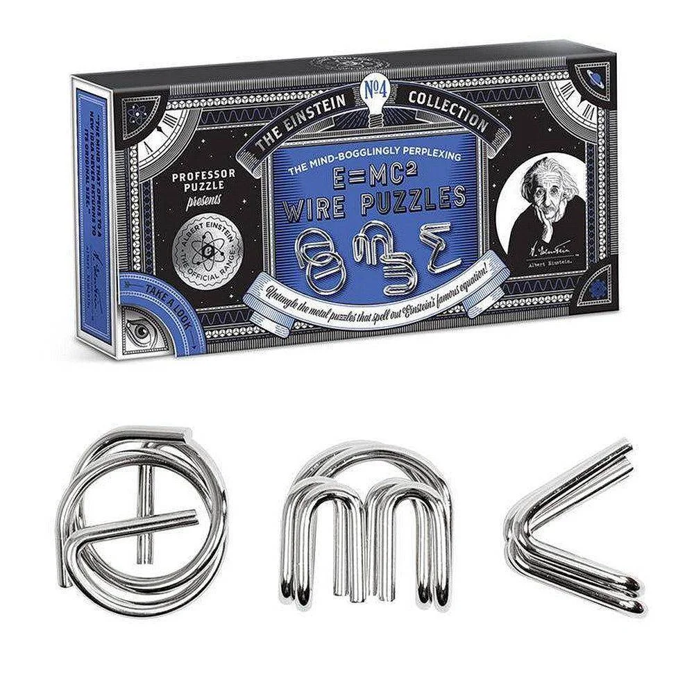 Φωτογραφία προϊόντος: PROFESSOR PUZZLE EIN-4-E=mc2 Metal Puzzles