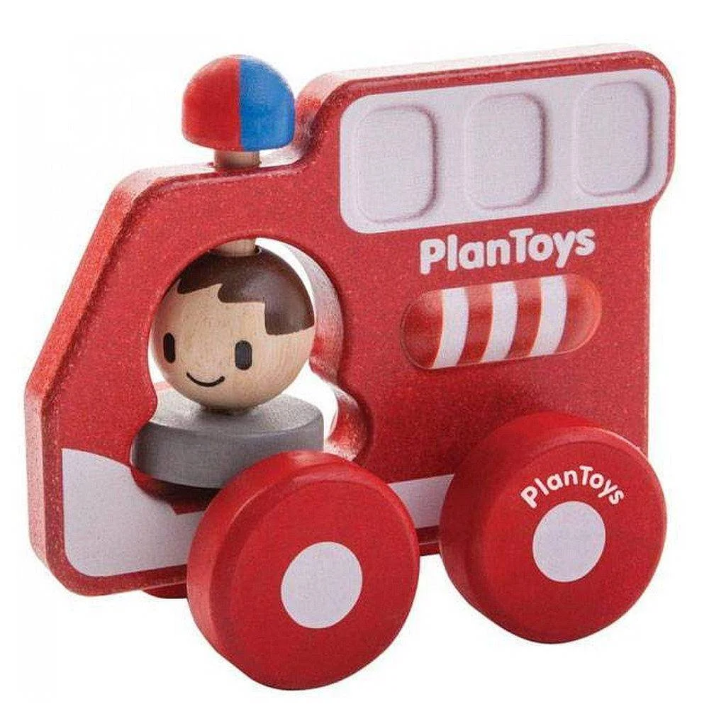 Φωτογραφία προϊόντος: Plan Toys 5687 – Πυροσβεστικό όχημα