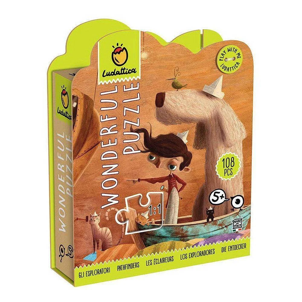 Φωτογραφία προϊόντος: LUDATTIKA 74747-LUDATTICA WONDERFUL PUZZLE 108T Εξερευνητές