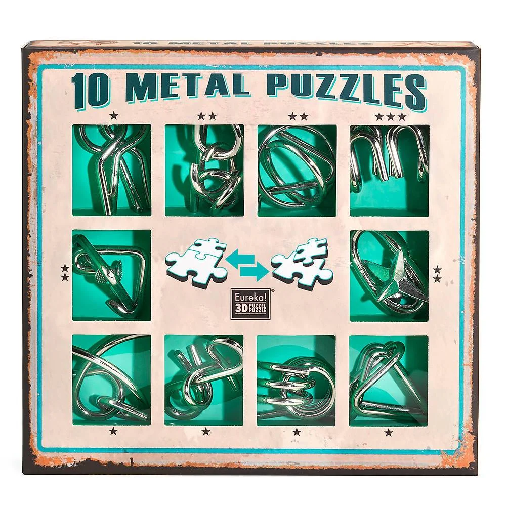 Φωτογραφία προϊόντος: Eureka 10-G-10 Metal Puzzles- Green Set