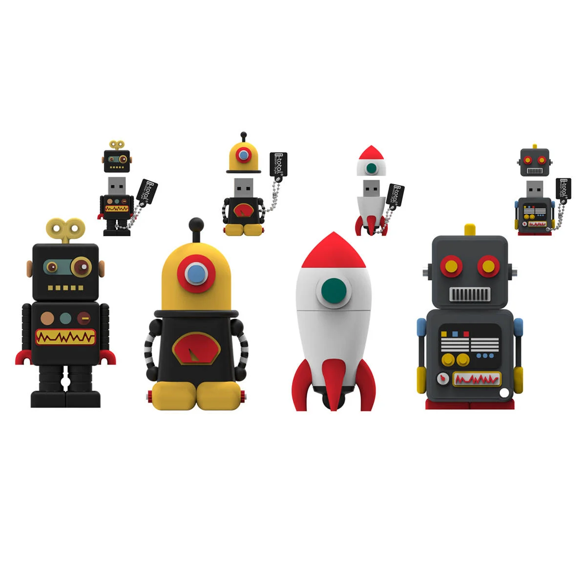 Φωτογραφία προϊόντος: OEM ΔΙΣΚΟΙ i-TOTAL FLASH USB 16GB ROBOT