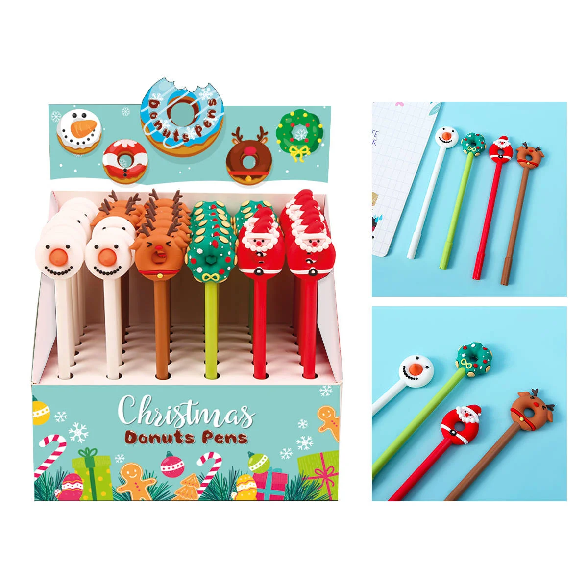 Φωτογραφία προϊόντος: i-TOTAL ΣΤΥΛΟ TOTAL XMAS BN1093 CHRISTMAS DONUTS PENS
