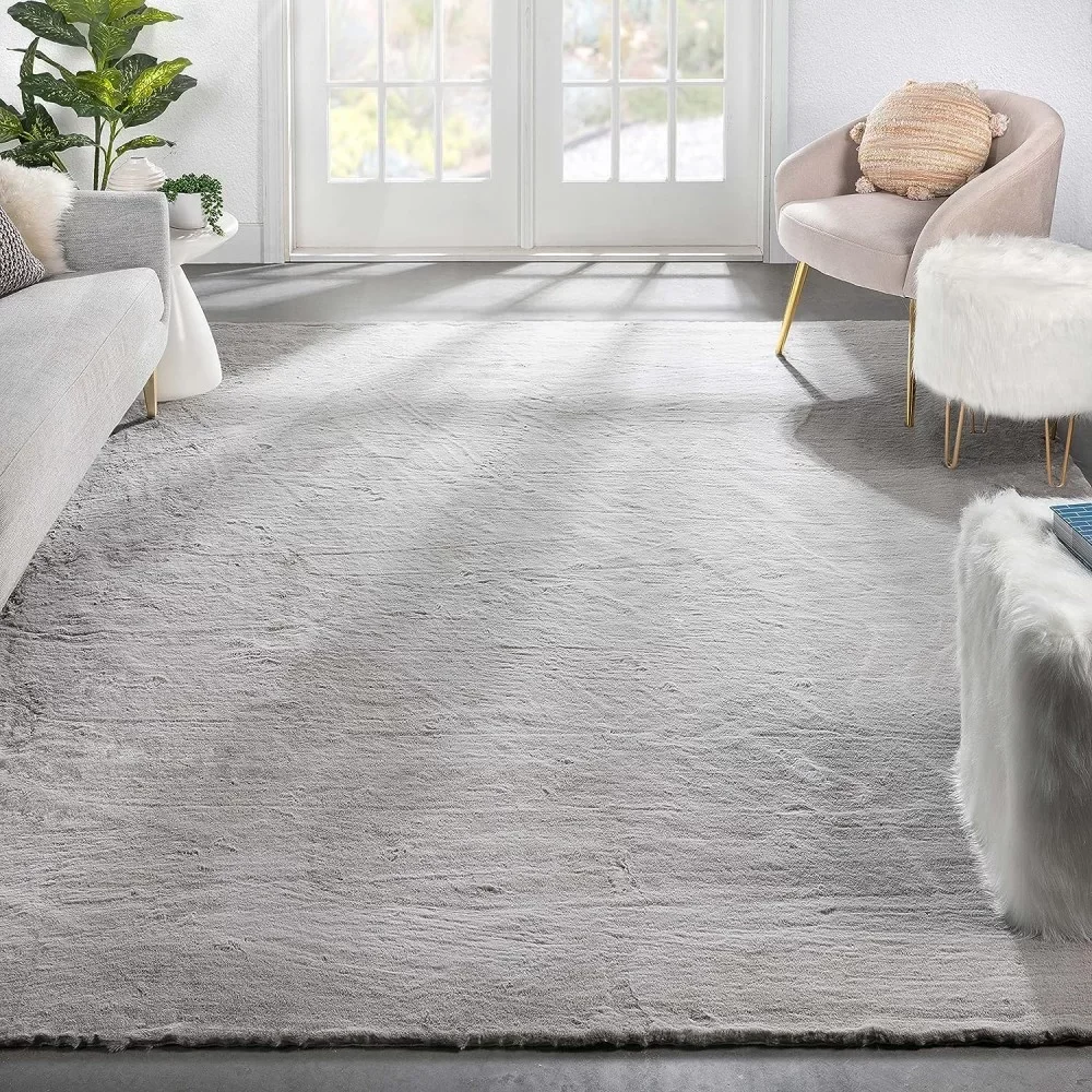 Φωτογραφία προϊόντος: Το Μεγάλο Παζάρι Σετ Πατάκια Γούνινα Rabbit Super Soft 3τμχ Γκρί (TMP-3698)