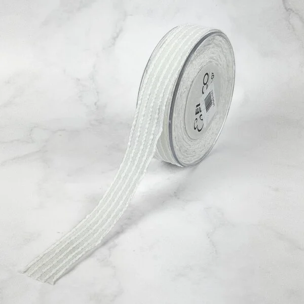Φωτογραφία προϊόντος: ED Collection ΚΟΡΔΕΛΑ LINE KNOTS 2,5CMX9M (ΛΕΥΚΟ)