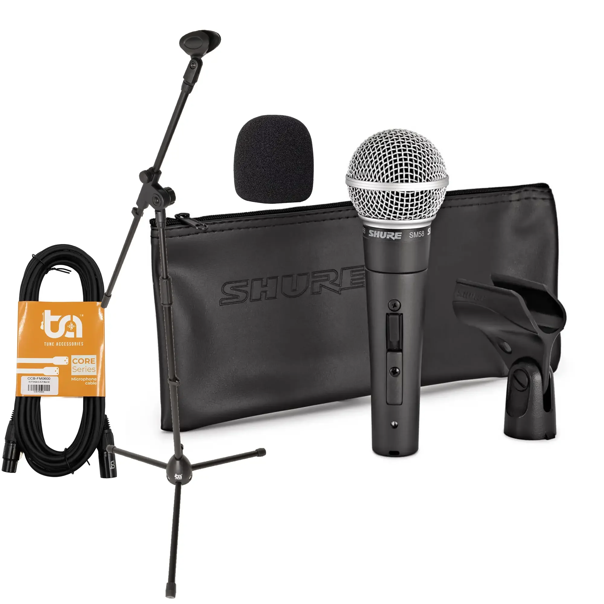 Φωτογραφία προϊόντος: Shure SM58 SE Δυναμικό Μικρόφωνο (με Διακόπτη) Ultimate Πακέτο