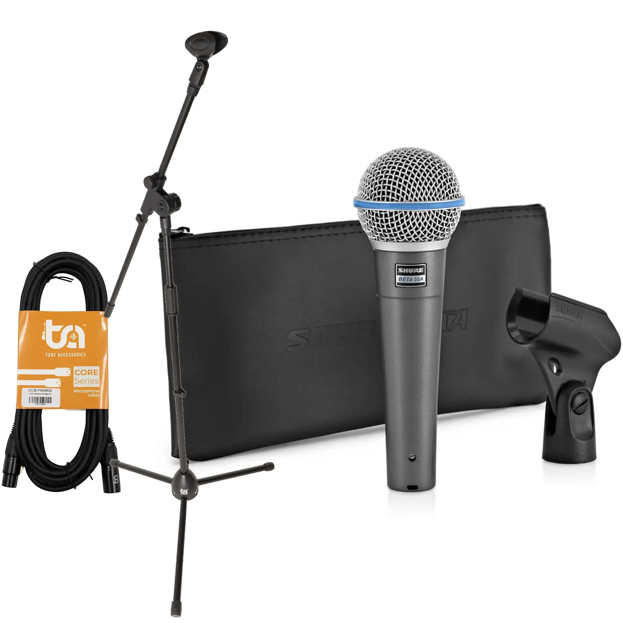 Φωτογραφία προϊόντος: Shure Beta 58A Δυναμικό Μικρόφωνο Essentials Πακέτο