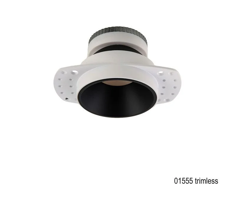 Φωτογραφία προϊόντος: LUMA 01555 Trimless Χωνευτό Spot Μαύρο GU10 LED IP54 Αλουμινίου