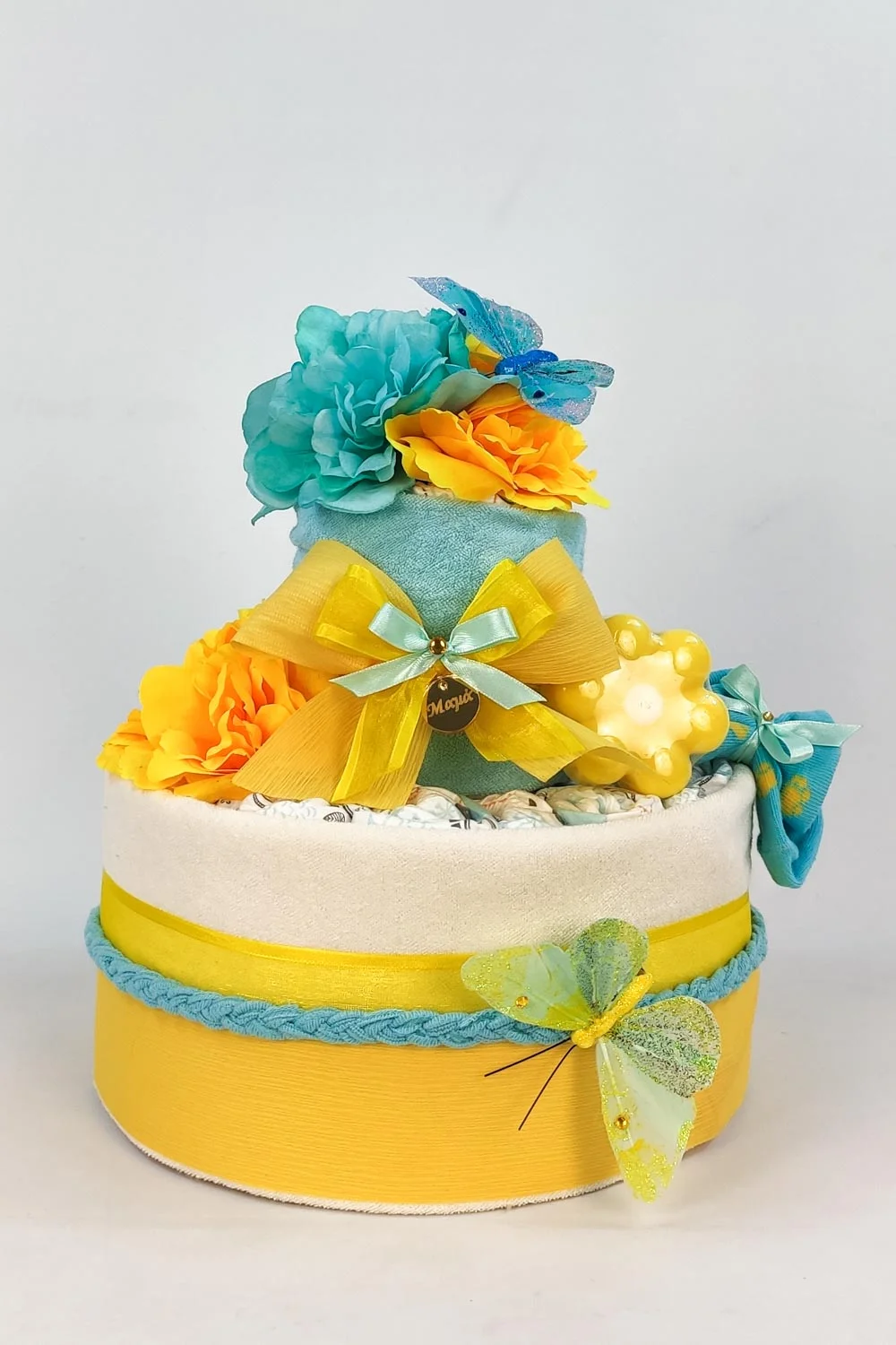 Φωτογραφία προϊόντος: Dama Koupa Diaper cake για μωρο που γεννήθηκε