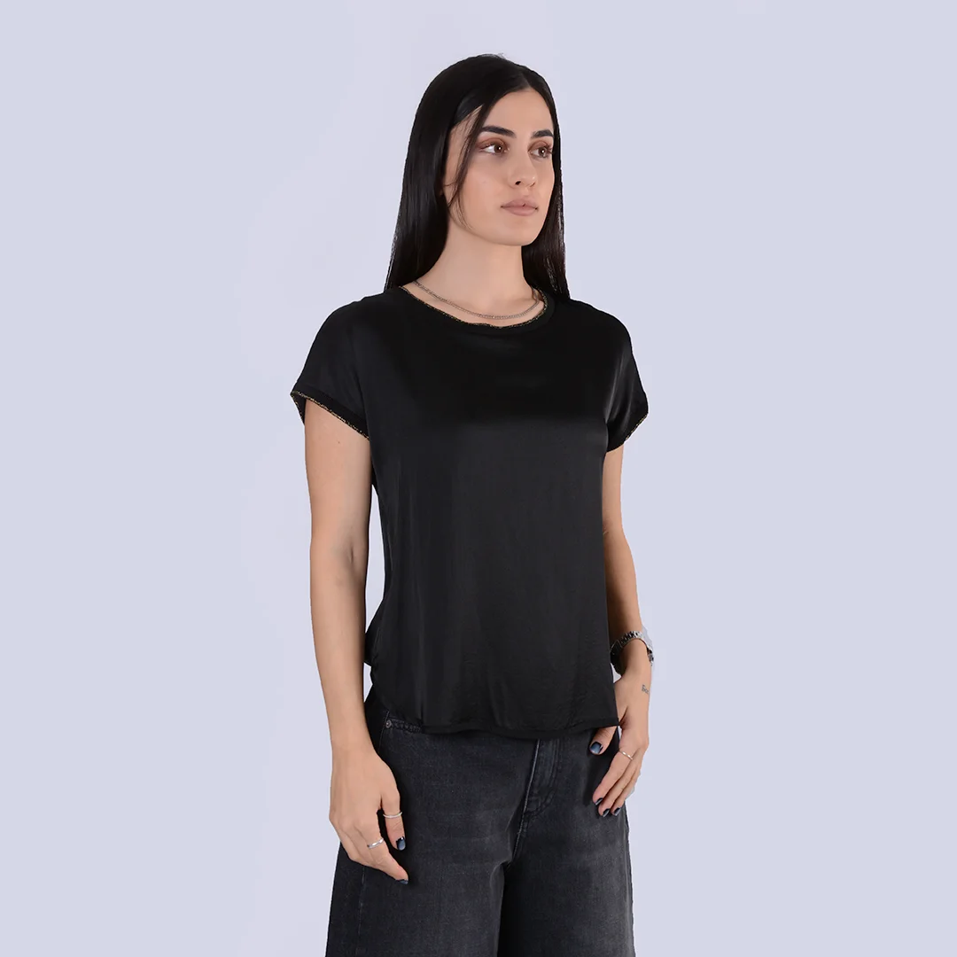 Φωτογραφία προϊόντος: Motel Satin Top C201B97Q Black