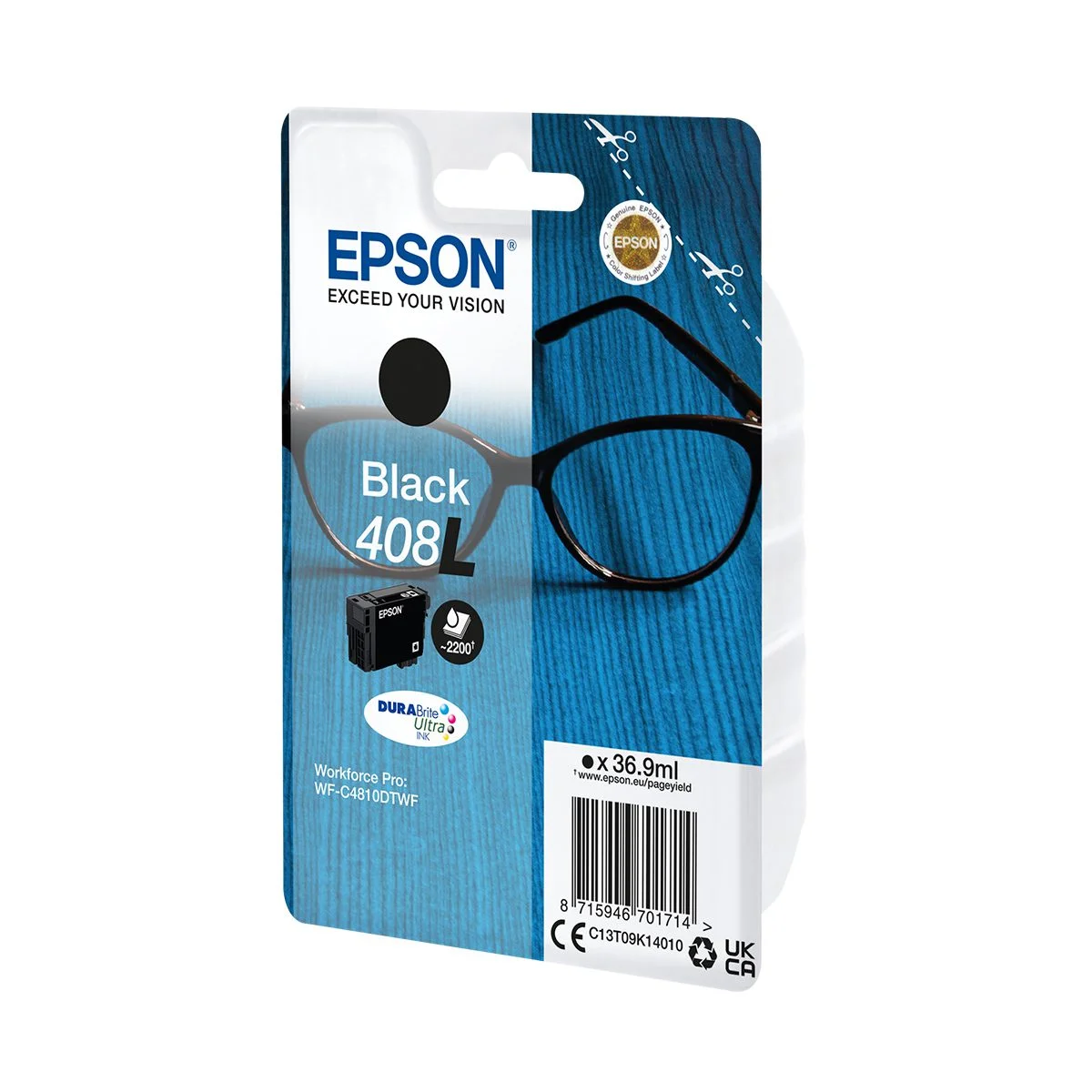 Φωτογραφία προϊόντος: Ink Epson 408L C13T09K14010 Black - 36.9ml - C13T09K14010