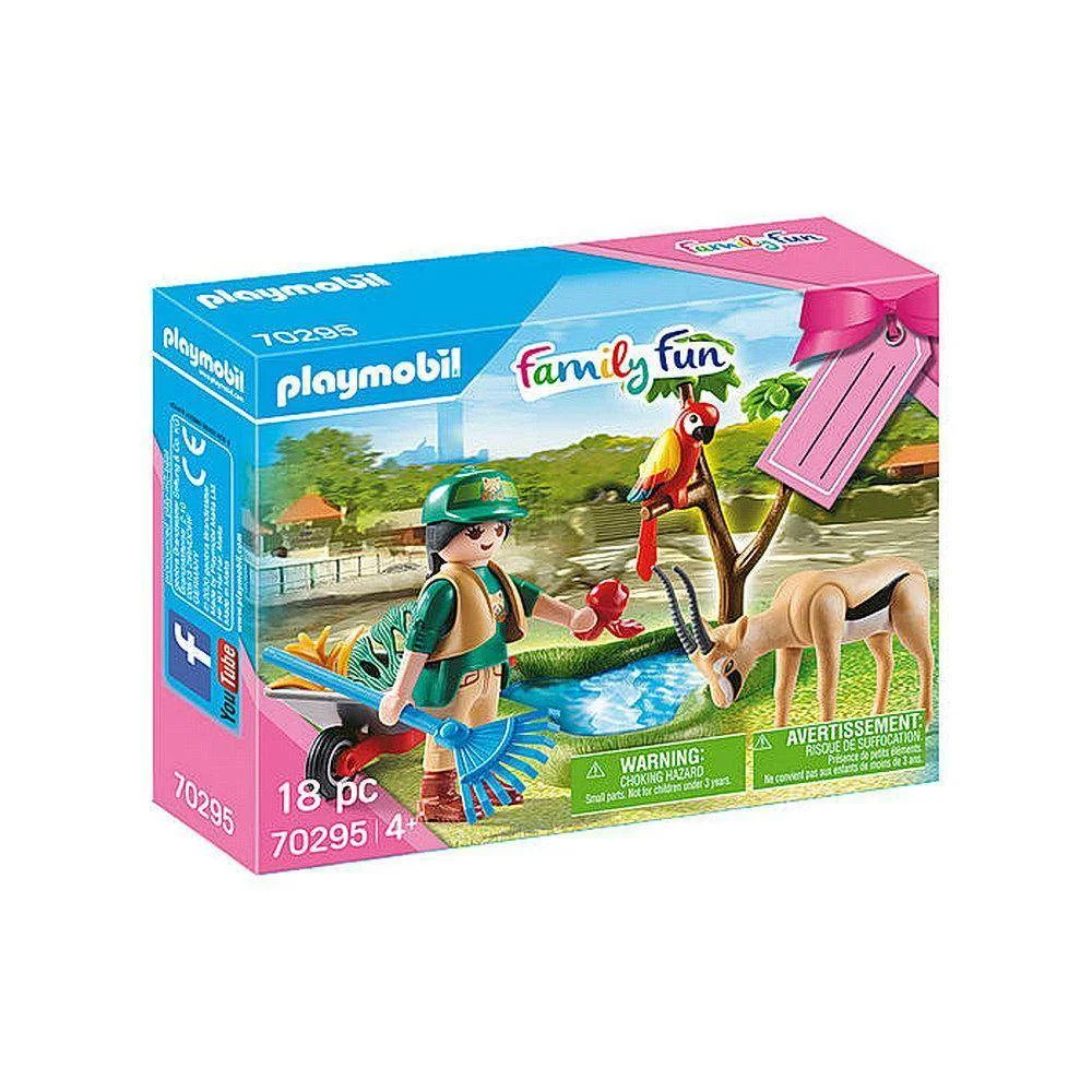 Φωτογραφία προϊόντος: Playmobil 70295 Gift Set "Φροντιστής Ζωολογικού Κήπου με ζωάκια"
