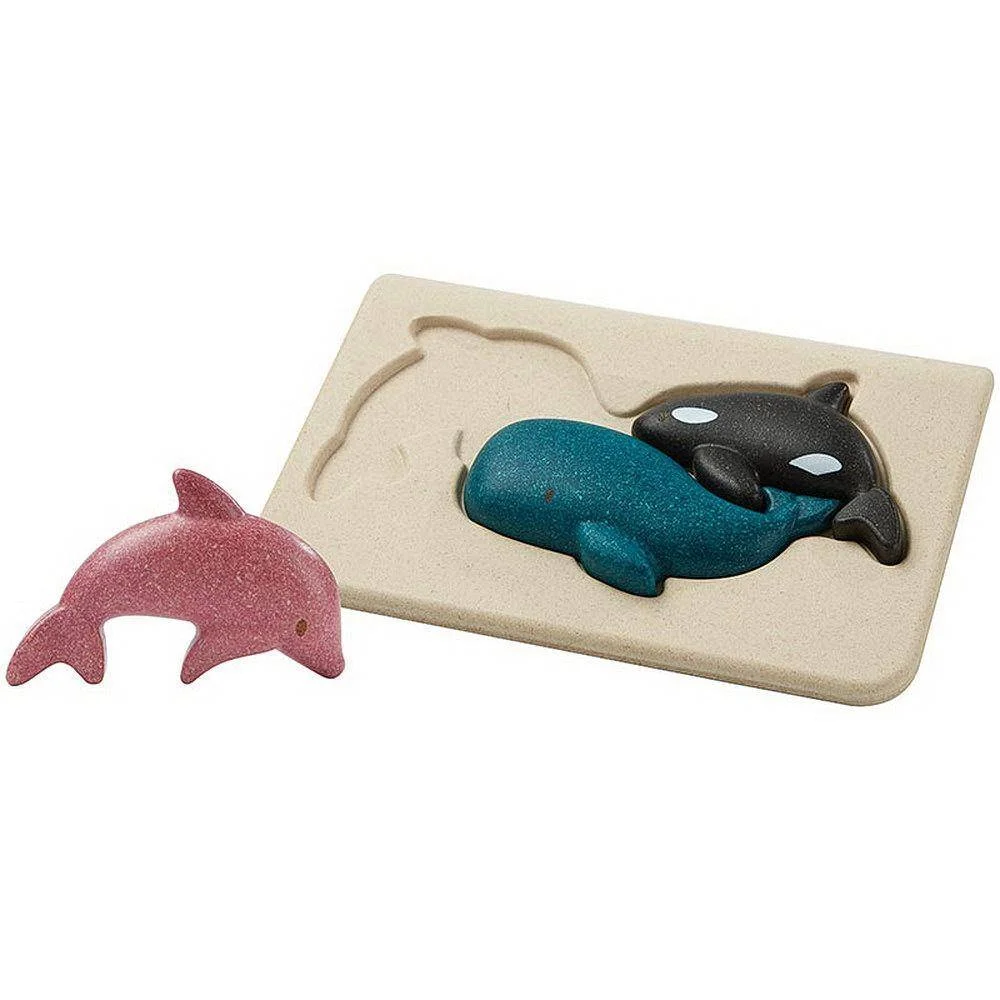 Φωτογραφία προϊόντος: Plan Toys PLAN.4643 – Παζλ με ζώα της θάλασσας
