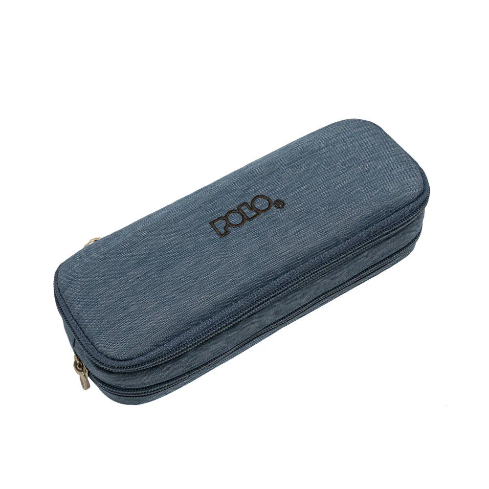 Φωτογραφία προϊόντος: Polo Duo Box Jean Γαλάζιο Κασετίνα με 2 Θήκες ΜΠΛΕ