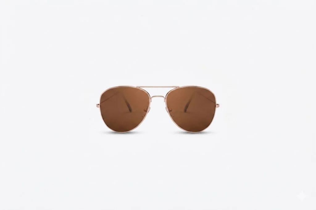 Φωτογραφία προϊόντος: Peach Jewelry Unisex Γυαλιά Ηλίου Χρυσό