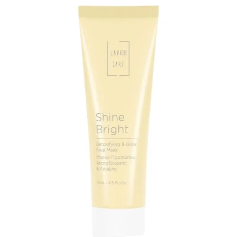 Φωτογραφία προϊόντος: Lavish Care Shine Bright Μάσκα Προσώπου Αποτοξίνωσης & Λάμψης 75ml