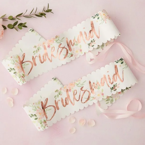 Φωτογραφία προϊόντος: GINGER RAY LTD ΚΟΡΔΕΛΕΣ BRIDESMAIDS ΣΕΤ/2 ΓΙΑ BACHELOR FLORAL 10X75CM