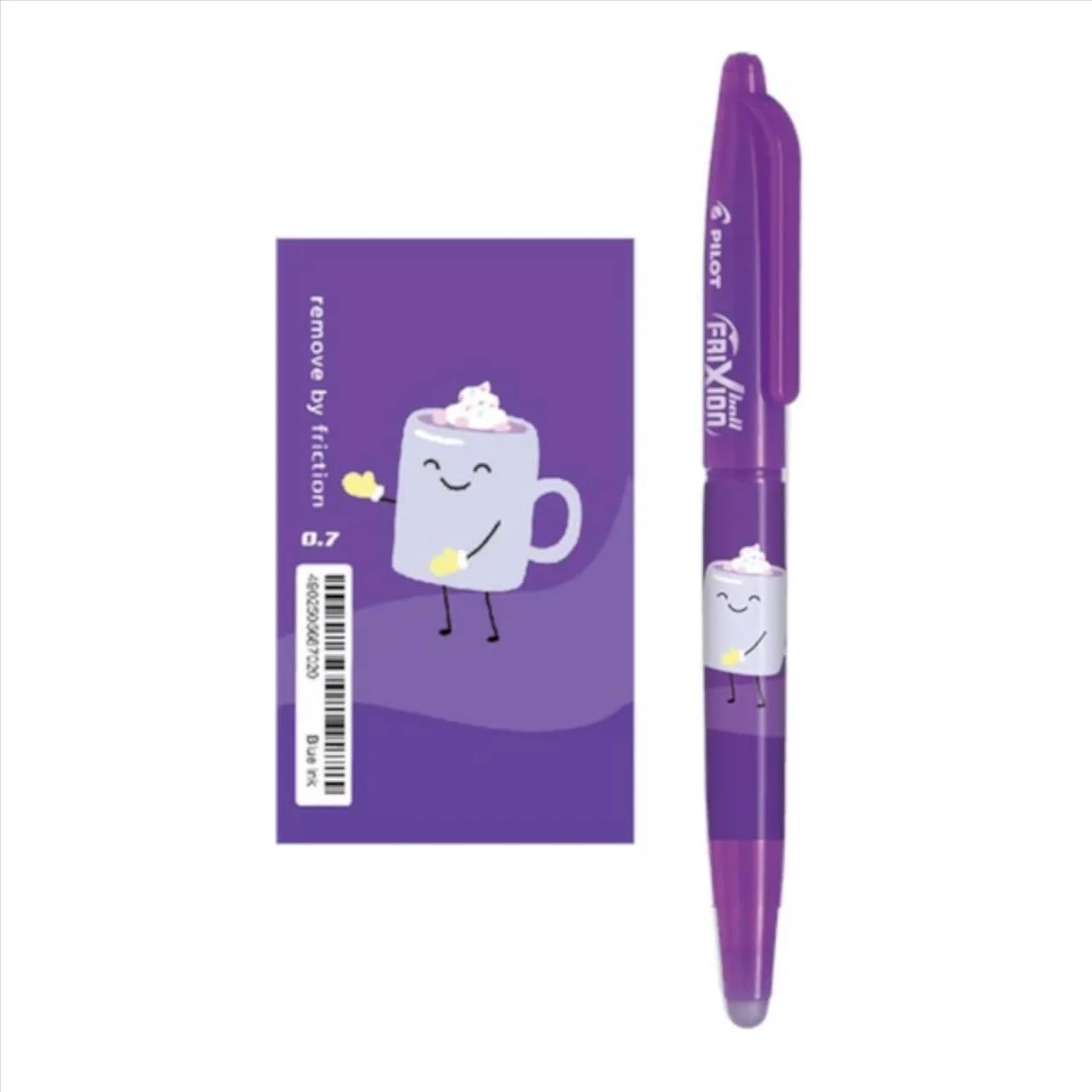 Φωτογραφία προϊόντος: Pilot Στυλό Gel Frixion Ball 0.7mm Sweet Paradise Μωβ/Μπλε Μελάνι - BL-FR7SW-CCL