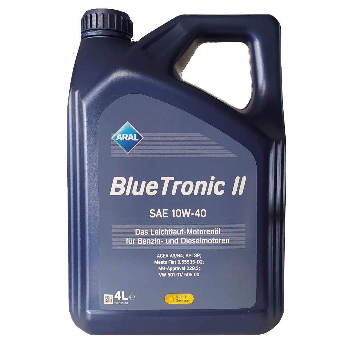 Φωτογραφία προϊόντος: ΛΑΔΙ ΚΙΝΗΤΗΡΑ ARAL BASIC TRONIC SAE 10W40 (BLUE TRONIC) 4lt