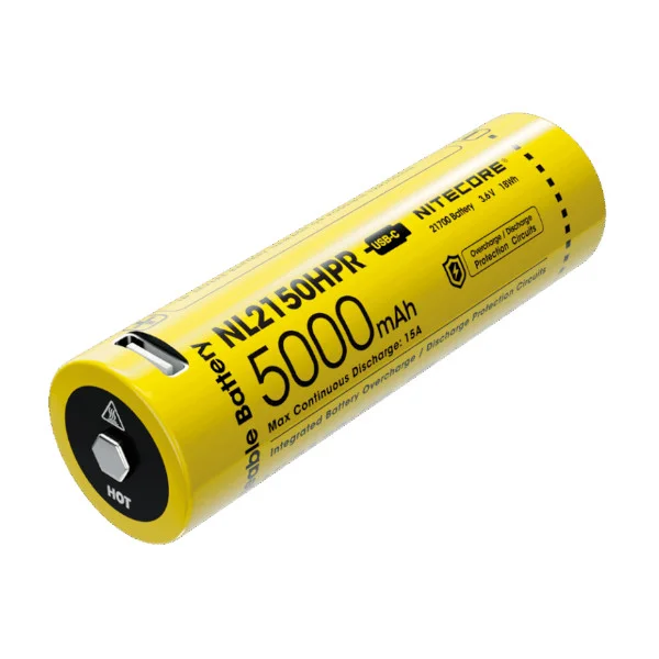 Φωτογραφία προϊόντος: NITECORE NL2155HPR Μπαταρία Επαναφορτιζόμενη 21700 5000mAh