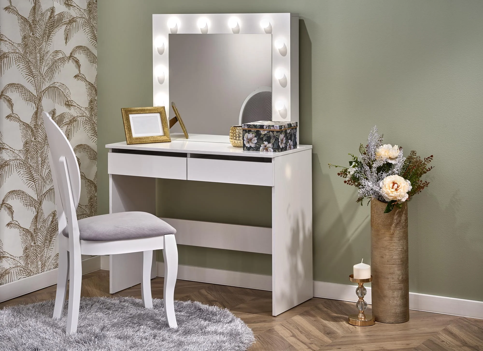 Φωτογραφία προϊόντος: HOLLYWOOD color: white DIOMMI V-PL-HOLLYWOOD-TOALETKA-BIAŁY
