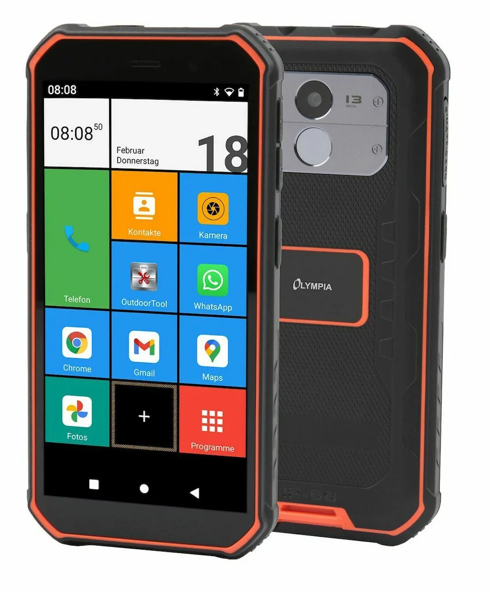 Φωτογραφία προϊόντος: SUNSHINE SS-057R Frosted Hydrogel Τζαμάκι Προστασίας για Olympia TREK Outdoor Dual SIM (3GB/32GB) Μαύρο / Πορτοκαλί
