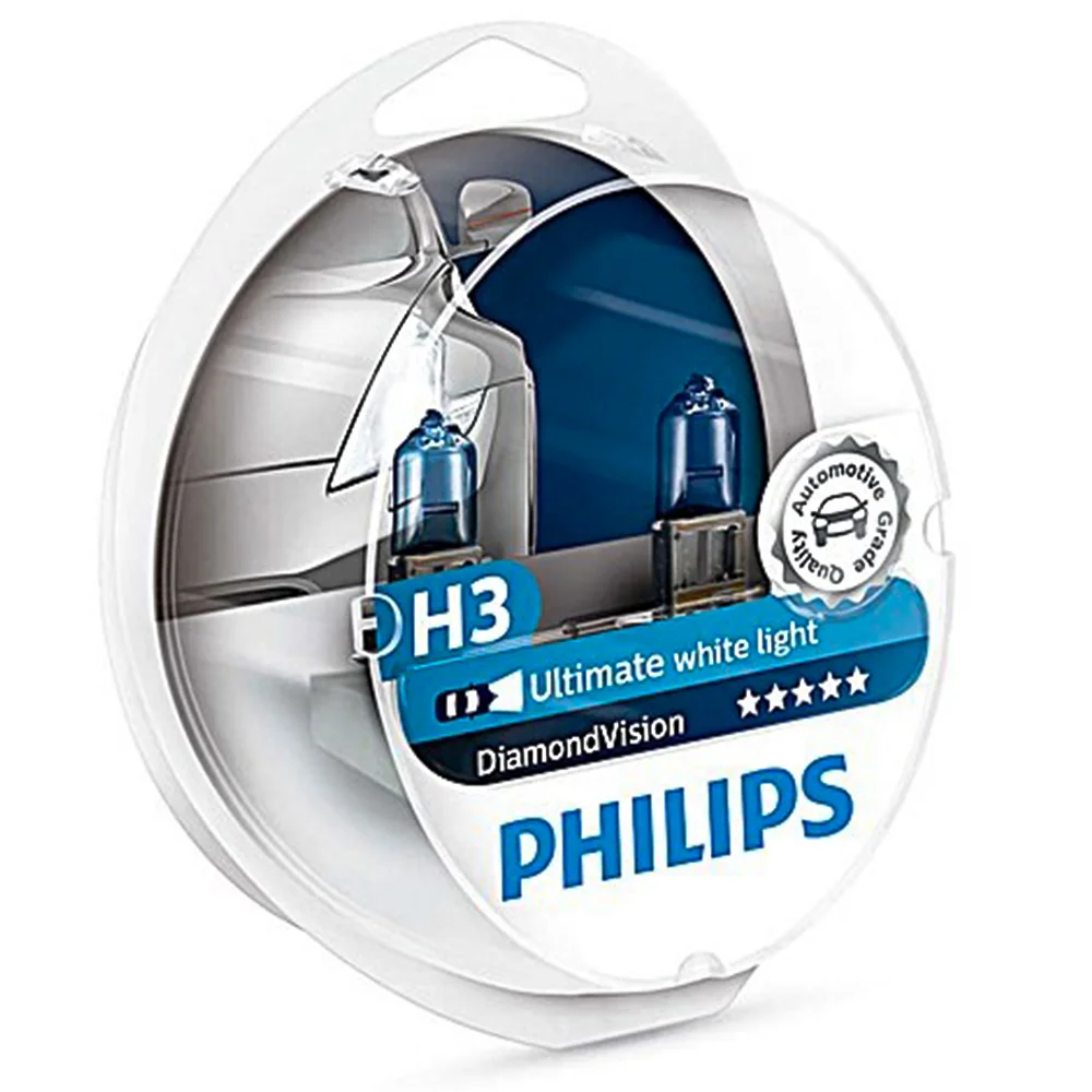 Φωτογραφία προϊόντος: PHILIPS Diamond Vision H3 σετ λάμπες 12v/55w