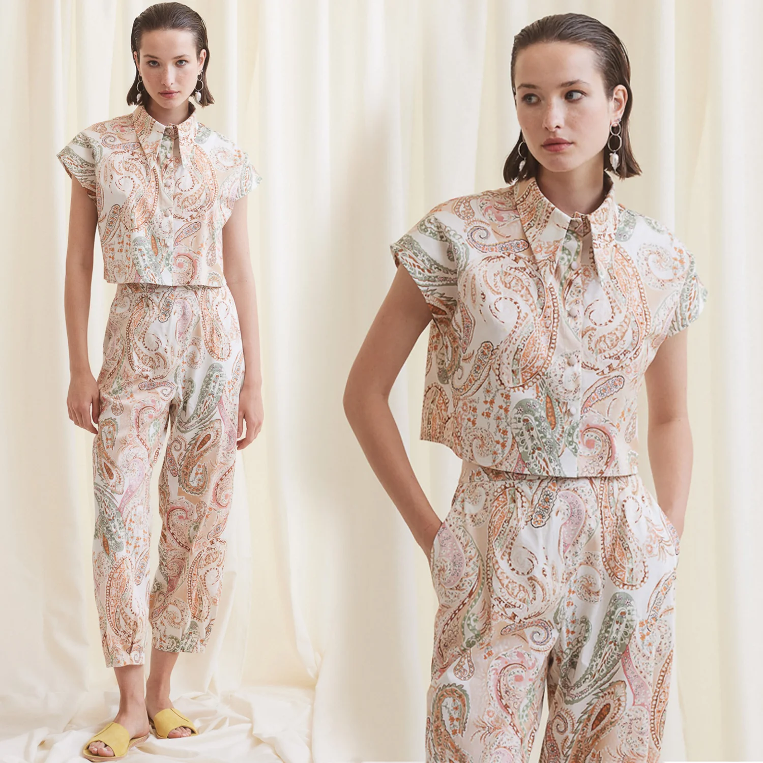 Φωτογραφία προϊόντος: Chicard Crop Shirt 5221280 Multi color