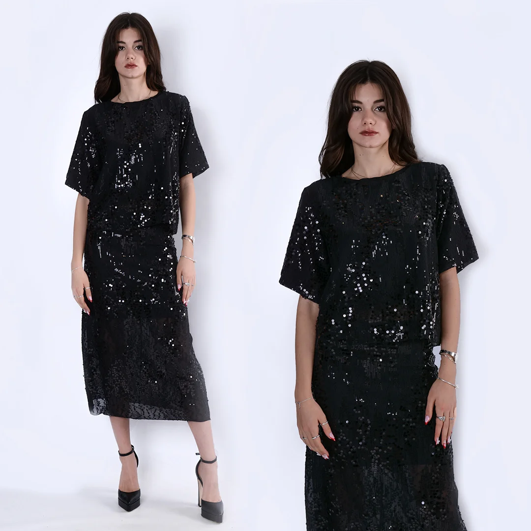 Φωτογραφία προϊόντος: Lily Rose Sequins Top Jakie 1967 Black