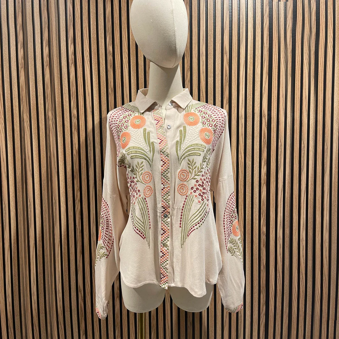Φωτογραφία προϊόντος: Meisie Multicolor Emproidered Shirt M04B118 Palm