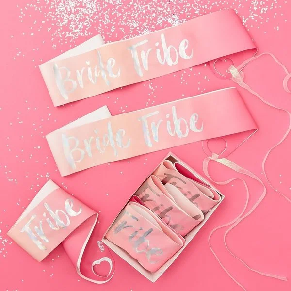 Φωτογραφία προϊόντος: GINGER RAY LTD ΚΟΡΔΕΛΕΣ ΓΙΑ BACHELOR BRIDE TRIBE ΣΕΤ/6 ΡΟΖ ΙΡΙΔΕ 10X75CM