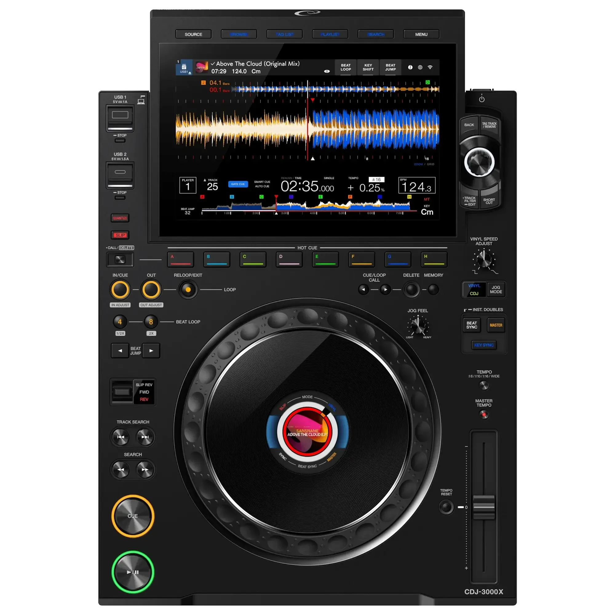 Φωτογραφία προϊόντος: Pioneer Dj Pioneer CDJ-3000X Professional DJ Multi Player Μαύρο
