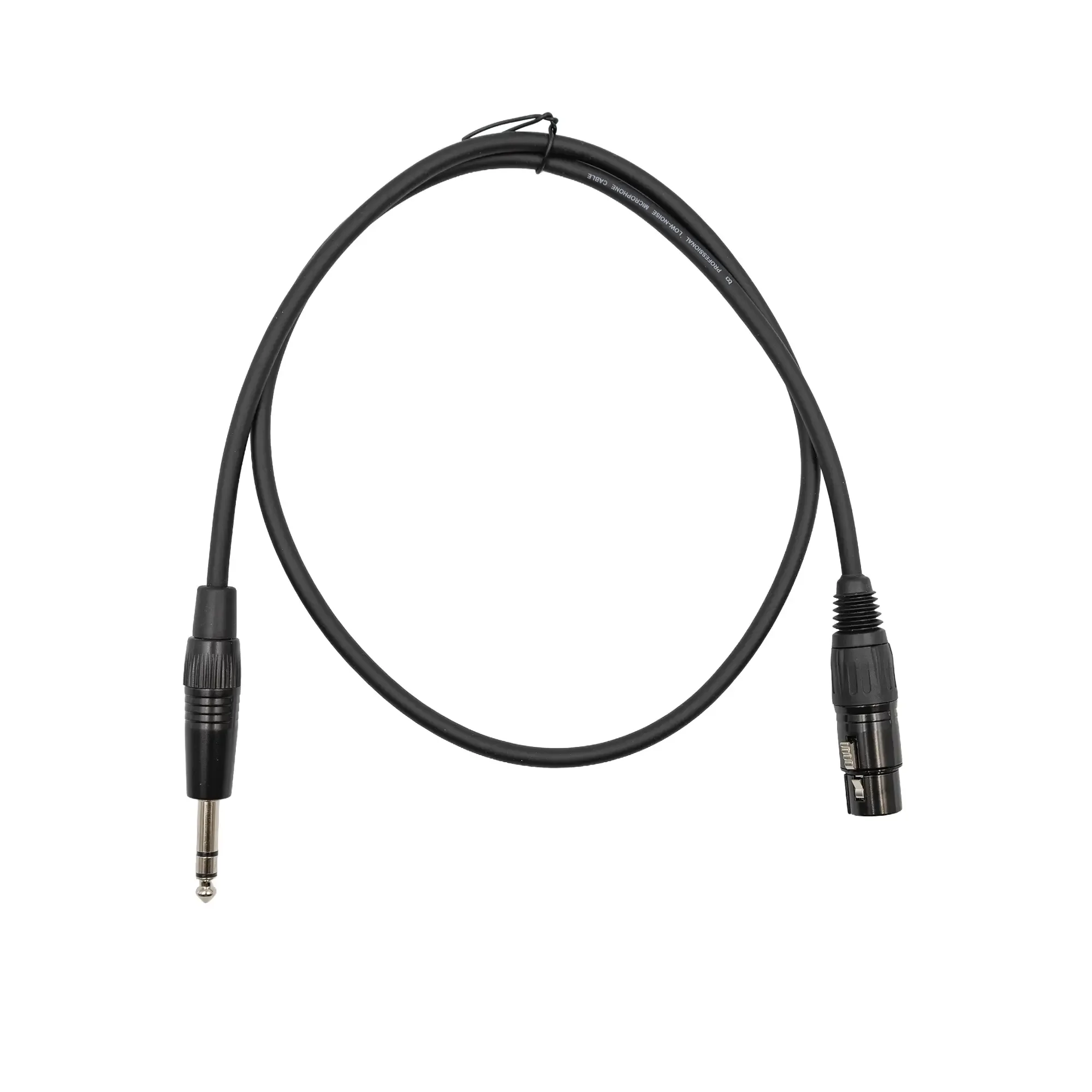Φωτογραφία προϊόντος: Tune CCB-FS0100 Καλώδιο Ήχου Balanced XLR Female σε 6.35mm TRS Stereo Jack 1m Μαύρο